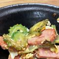 ちょこちょここ's cooksnap of when they made 簡単〜苦くないゴーヤチャンプル.
