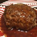 アルカママ's cooksnap of when they made 赤ワインで♪デミグラスソース風ハンバーグ.