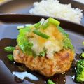 70♡'s cooksnap of when they made 超簡単！ジューシー和風おろしハンバーグ！.