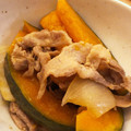 まめしばかきのすけ's cooksnap of when they made お酢でさっぱり☆かぼちゃと豚肉の甘辛焼き.