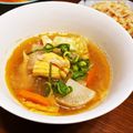 麻's cooksnap of when they made 鮭缶で♪石狩風なお味噌汁.