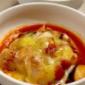 ♡てるてる♡'s cooksnap of when they made 鶏もも肉となす★トマト缶チーズ焼き.