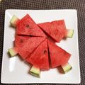 ☆あいちゃん's cooksnap of when they made 子供が喜ぶ！スイカの切り方.