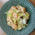 やなぎだまこ's cooksnap of when they made えびときゃべつのオイスター炒め♥.