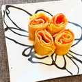ajyuly's cooksnap of when they made 卵焼きの薔薇.