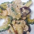 moeoke's cooksnap of when they made 家族も太鼓判‼ なすとゴーヤの肉味噌炒め.
