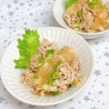 ゆづキッチン's cooksnap of when they made ☆豚バラ大根のニンニク醤油和え♪.