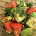 saki1010's cooksnap of when they made 1分で完成！アボカド・大葉わさび醤油和え.