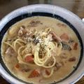 まっちゃの台所's cooksnap of when they made 残ったカレーのリメイク！クリームパスタ.