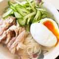 GreeN緑's cooksnap of when they made 簡単！さっぱり！鶏塩そうめん♪.