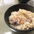 ケンチャソ's cooksnap of when they made 豚バラネギ塩炊き込みご飯.