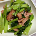 Halü★mama's cooksnap of when they made スパムと小松菜の簡単炒め.