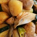 あきぃ∞'s cooksnap of when they made 大量消費に！甘辛ジャガイモのねぎま風.