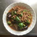 クックFWST7G☆'s cooksnap of when they made ゴーヤとなすの肉味噌炒め.