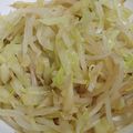 まみこ５１５'s cooksnap of when they made 簡単☆もやしとキャベツの絶品ナムル.