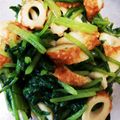 かぎまんま's cooksnap of when they made 小松菜と竹輪の胡麻和え♡お弁当にも◎.
