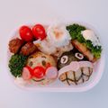 嫌悪感☆'s cooksnap of when they made バイキンマン☆キャラ弁.