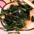 cheejpn's cooksnap of when they made さつま芋の茎＆葉のニンニク炒め～台湾の味.
