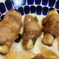 ちーママ☆☆'s cooksnap of when they made ふわふわ白はんぺんの豚肉巻き★お弁当にも.