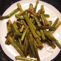 あやねんママ1222's cooksnap of when they made モロヘイヤの茎のスパイシーきんぴら.