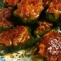いわみかちゃん's cooksnap of when they made 簡単！27万PV達成！ピーマンの肉詰め　.
