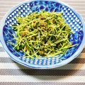 悠愛らぶ☆'s cooksnap of when they made 豆苗とカリカリじゃこのサッと炒め.