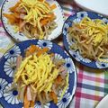 yumeko2's cooksnap of when they made もやしと色とりどりの酢の物☆.