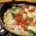 ジュリア123's cooksnap of when they made 鶏肉と白ネギとトマトのサッパリ煮.