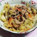 スピ☆リカ's cooksnap of when they made 豚バラ蒸しキャベツの中華風香味ダレ.