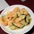 smilemama7's cooksnap of when they made ズッキーニと海老のニンニク炒め.