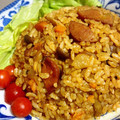 クックＦ8ＪＷ40☆'s cooksnap of when they made 炒めて旨い！炊飯器でカレーピラフ.