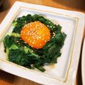 τомоко's cooksnap of when they made ニラ１把まるごとペロリ！スタミナおひたし.
