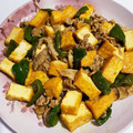 ふぅ＆かず's cooksnap of when they made 簡単！ひき肉と厚揚げのカレー粉炒め♡.