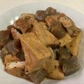 papikun's cooksnap of when they made 厚揚げ豆腐とこんにゃくの甘辛味噌炒め.