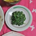 mmameco's cooksnap of when they made モロヘイヤ＊甘酢の酢の物＊.