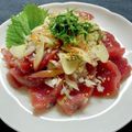 いなばっくす☆'s cooksnap of when they made 薬味を食べる為に存在している鰹の刺身.