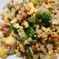 クックRFO8LD☆'s cooksnap of when they made mコク旨！ハムとレタスのマヨチャーハン.