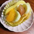 ＊＊もっさん＊＊'s cooksnap of when they made オムレット(缶詰めフルーツを使って).