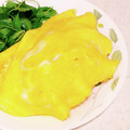 桜月❀咲良mommy's cooksnap of when they made しめじと鮭のバター醤油☆和風オムライス.