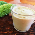 mocomoku's cooksnap of when they made ゴーヤとバナナのスムージー 簡単.