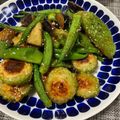 クックCG2NFA☆'s cooksnap of when they made 甘辛♪ゴーヤの肉詰めと茄子の照り焼き.