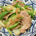 クックM6DK2O☆'s cooksnap of when they made 『豚肉と長芋とピーマンの焼肉タレ炒め』.