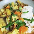 春と水's cooksnap of when they made ビーガンタイイエローカレー.