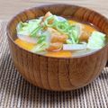 Yukiまむ's cooksnap of when they made 魚河岸あげとキャベツの味噌汁.