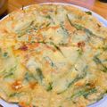 yuioz's cooksnap of when they made じゃがいも使ってお家で簡単チーズチヂミ.