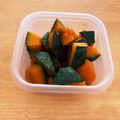 料理頑張るハラです's cooksnap of when they made カボチャ煮（レンチン）.