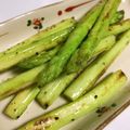 夕飯は６時です's cooksnap of when they made 極太アスパラのグリル.