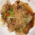 ミンジュン's cooksnap of when they made 鶏もも肉＆レタス☆中華炒め.