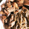 ☆しいたんママ☆'s cooksnap of when they made もやしと鶏もものソース炒め.