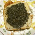 sakutakuhitoshu's cooksnap of when they made 朝食にオススメ！我が家のセサミトースト♪.